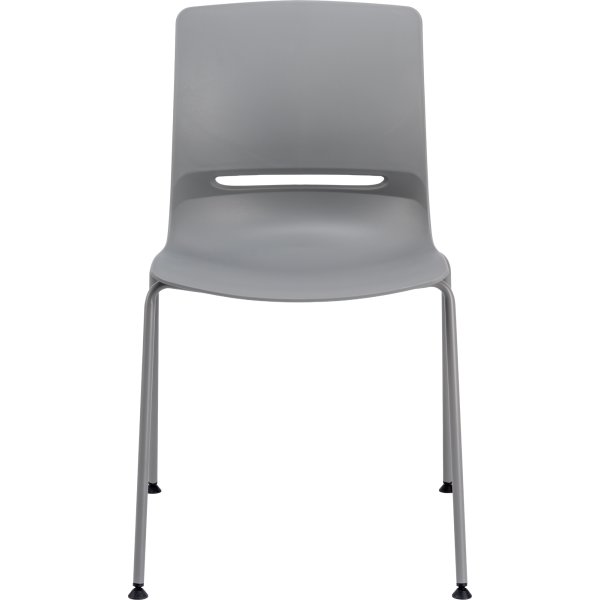 Denver kantinstol u. dyna, grå, 2 st,