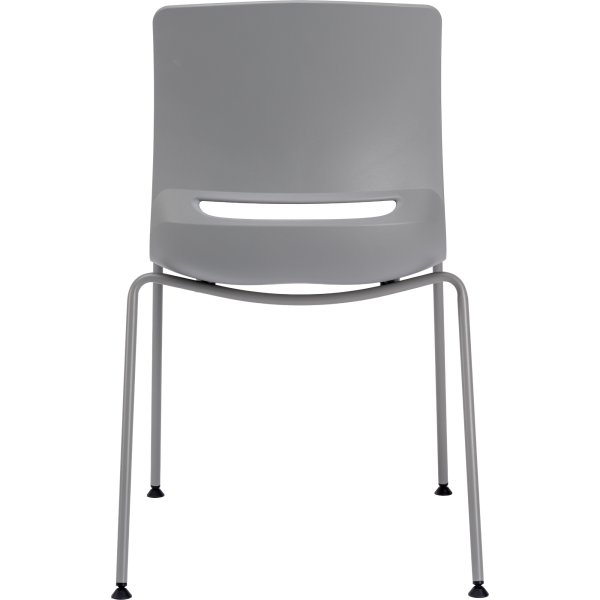Denver kantinstol u. dyna, grå, 2 st,