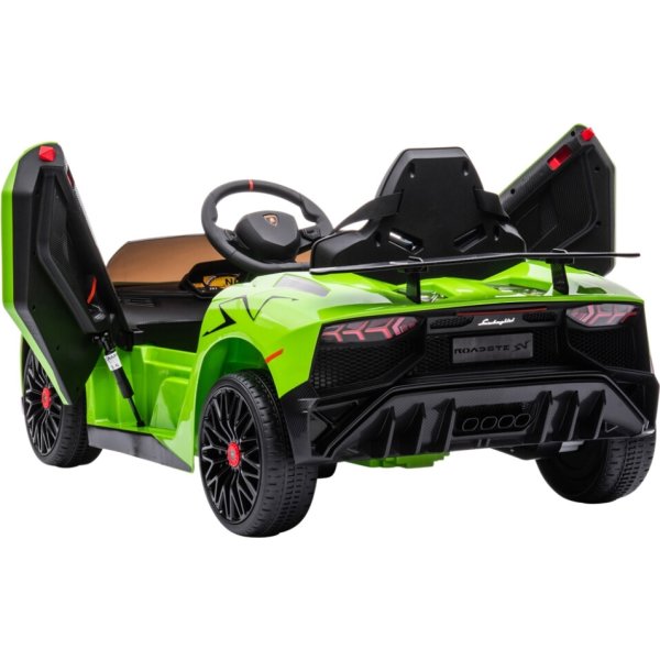 NORDIC PLAY Elbil Lamborghini Aventador, 12V, grön