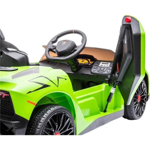 NORDIC PLAY Elbil Lamborghini Aventador, 12V, grön