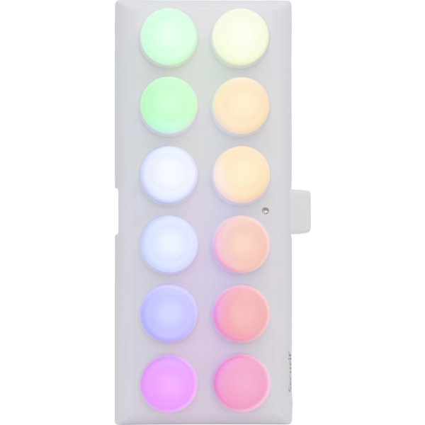 Securit® Amsterdam LED värmeljus, 12 st., multi