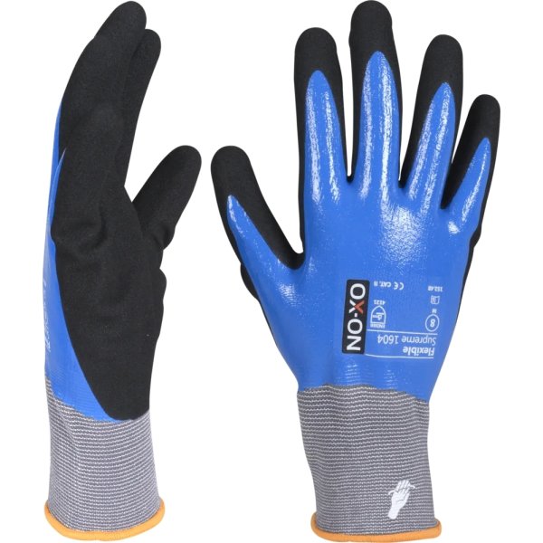OX-ON Arbetshandske Flexible Supreme 1604, Strl 8