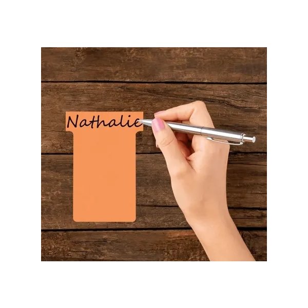 Kort till planeringstavla 100 st Orange Strl. 3