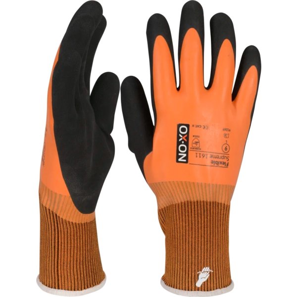 OX-ON Arbetshandske Flexible Supreme 1611, Strl 12