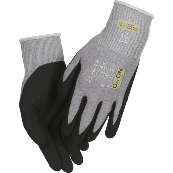 OX-ON Arbetshandske Recycle Comfort 16300, Strl 10