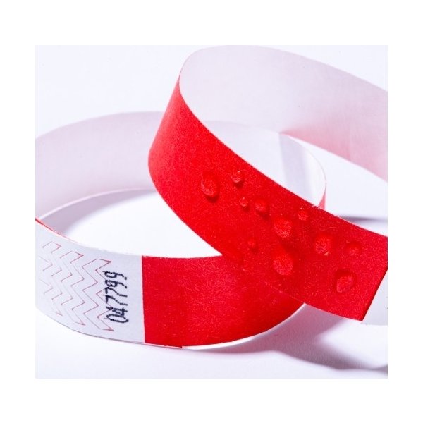 Avery TYVRD-50 Armband | röd | 500 st. | 256x19mm