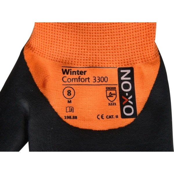 OX-ON Arbetshandske Winter Comfort 3300, Strl 12