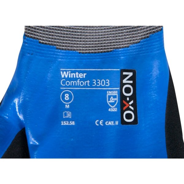 OX-ON Arbetshandske Winter Comfort 3303, Strl 8
