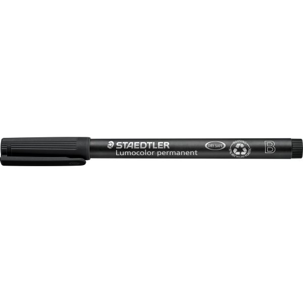Staedtler Lumocolor 314 Märkpenna B, permanent, sv