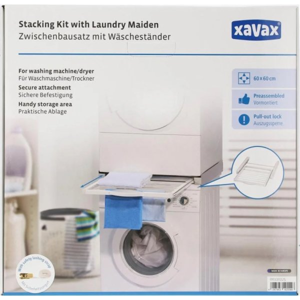 Xavax Stapelset Kit för Tvättmaskin/Torktumlare