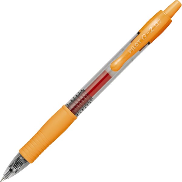 Pilot G-2 gelpenna, 0,7 mm, orange