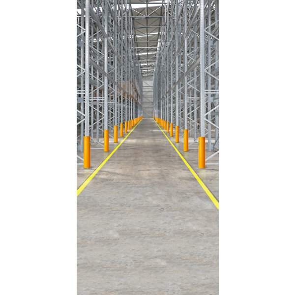 Eco Rack påkörningsskydd T. ställageben, 600 mm, L