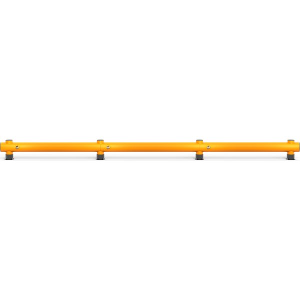 Rack-Mammut påkörningsskydd, enkel, 10 m
