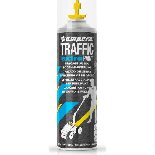 Traffic Extra golvmarkeringsfärg, 500ml, gul