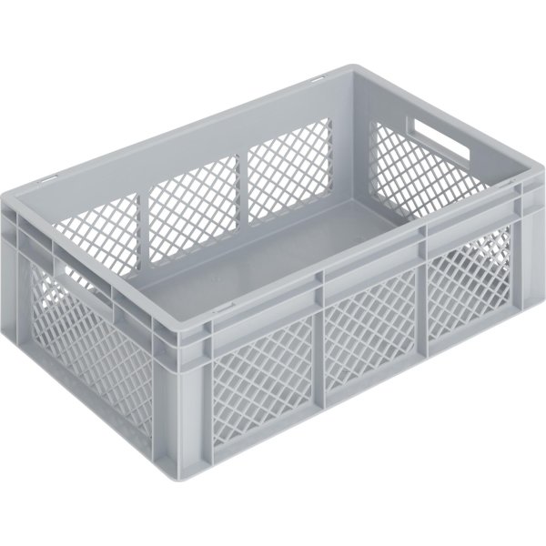 Lagerback, perforerad, 50 liter, (LxBxH) 60x40x23,
