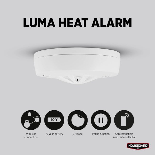 Housegard HA450 Luma trådlös värmevarnare