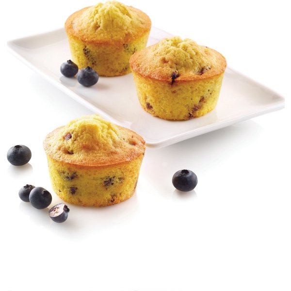 Silikomart Bakform muffin 6 st, Ø6,9cm, 11cl