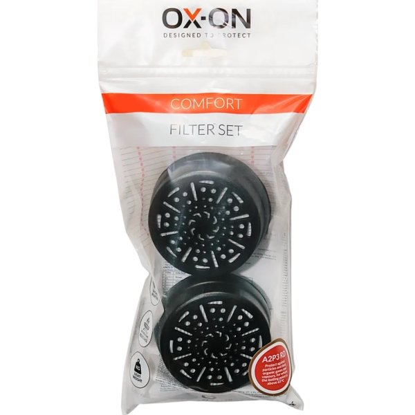 OX-ON Partikelfilterset Comfort A2P3 RD, 2 st.