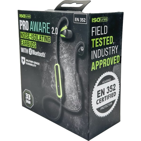 ISOtunes Hörselskydd PRO AWARE 2.0 IT39B - EN352