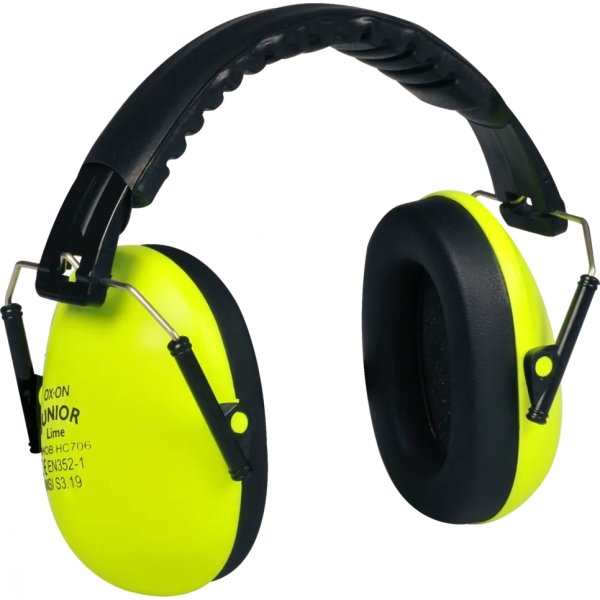 OX-ON Hörselskydd Junior Basic Lime, 25 dB