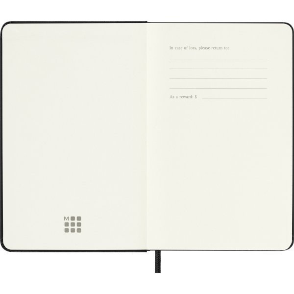 Moleskine 2026 Kalender | H | Vecka | Poc. | Svart