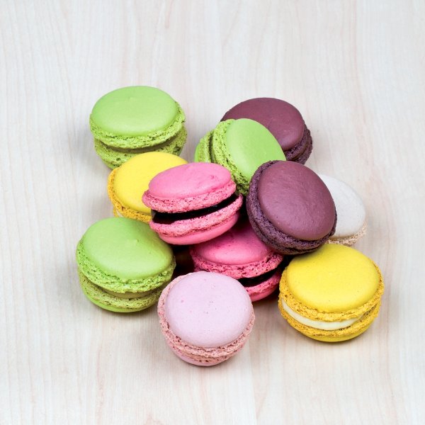 Silikomart Bakmatta, Macarons, röd, 30x40cm