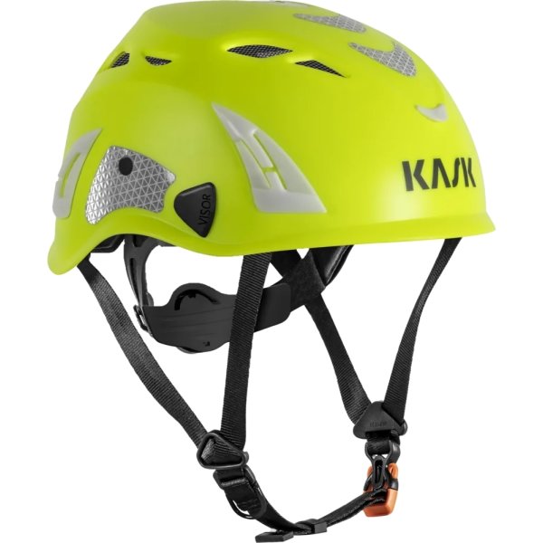 Kask Skyddshjälm Superplasma HI-VIZ, Gul