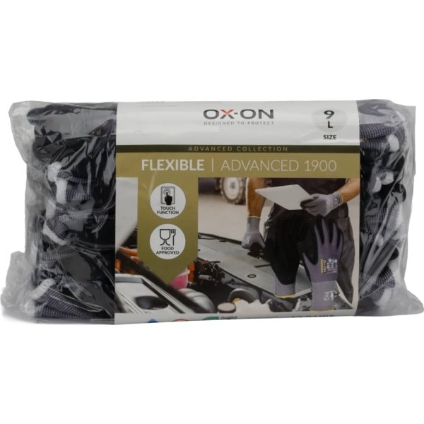 OX-ON Arbetshandske Flexible Advanced 1900, Stl 9