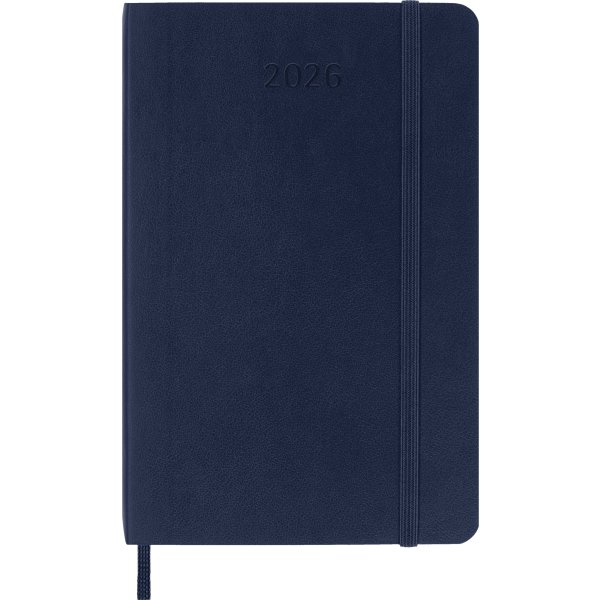 Moleskine 2026 Kalender | S | Vecka | Pock. | Blå