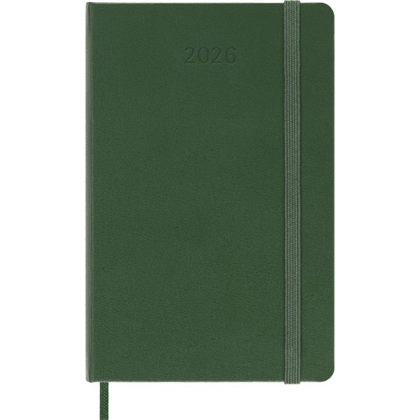 Moleskine 2026 Kalender | H | Dag | Poc. | Grön