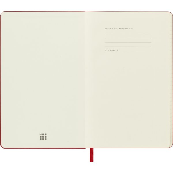 Moleskine 2026 Kalender | H | Dag | Poc. | Röd