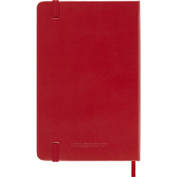 Moleskine 2026 Kalender | H | Dag | Poc. | Röd
