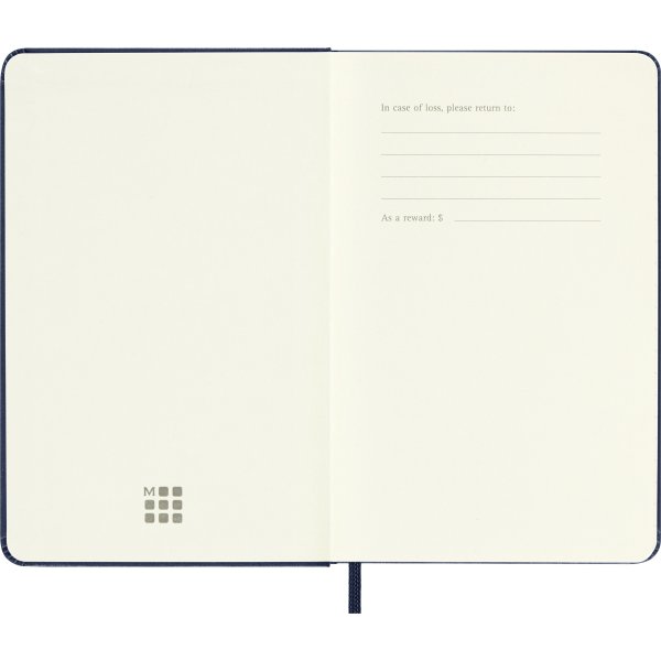 Moleskine 2026 Kalender | H | Dag | Pock. | Blå