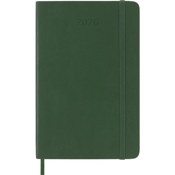Moleskine 2026 Kalender | S | Dag | Poc. | Grön