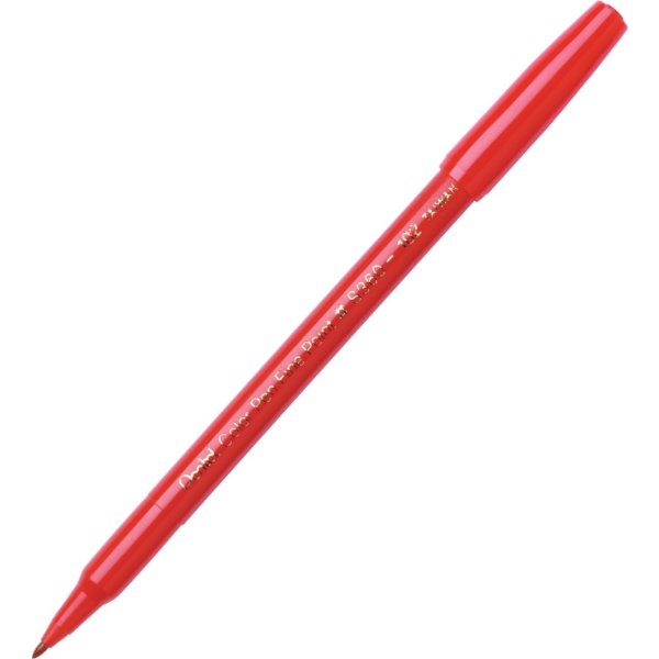 Pentel S360 Fiberpenna Röd