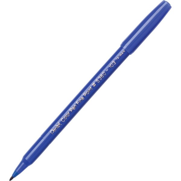 Pentel S360 Fiberpenna Blå