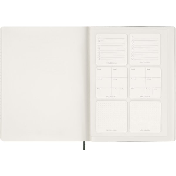 Moleskine 2026 Kalender | Ess. | Vecka v. | Grön