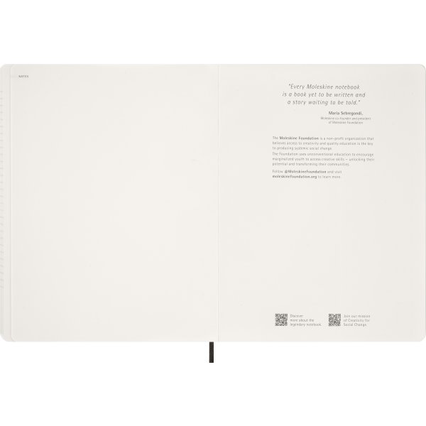 Moleskine 2026 Kalender | Ess. | Veckovy | Svart