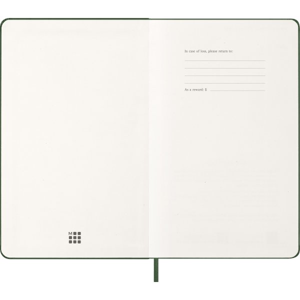 Moleskine 2026 Kalender | H | Dag | L | Grön