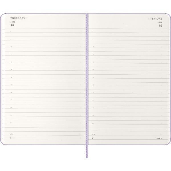 Moleskine 2026 Kalender | H | Dag | L | Lila
