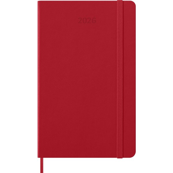 Moleskine 2026 Kalender | H | Dag | L | Röd