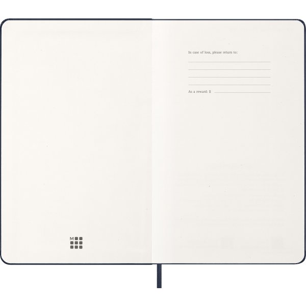 Moleskine 2026 Kalender | H | Dag | L | Blå