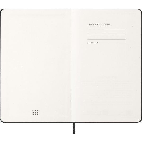 Moleskine 2026 Kalender | H | Dag | L | Svart