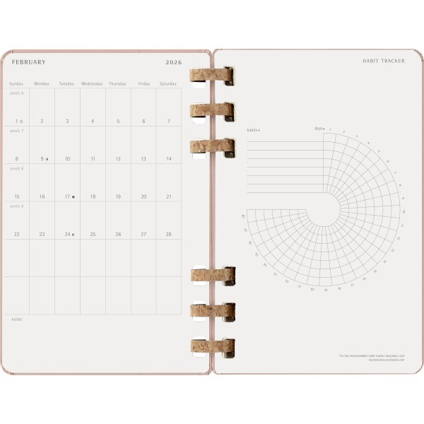 Moleskine 2026 Kalender | Vecka | L | Beige