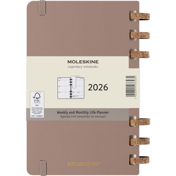Moleskine 2026 Kalender | Vecka | L | Beige