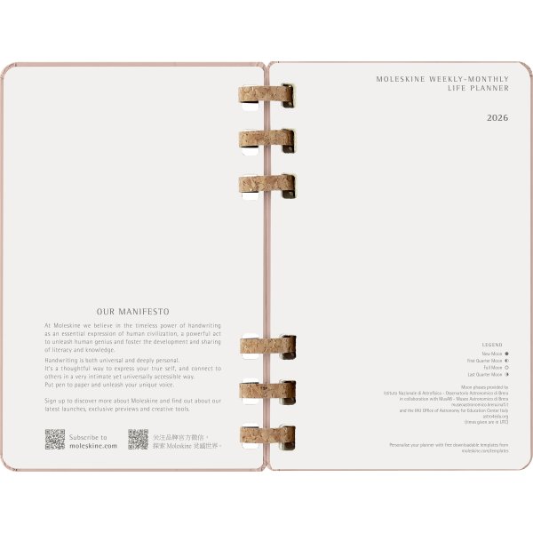 Moleskine 2026 Kalender | Vecka | L | Beige