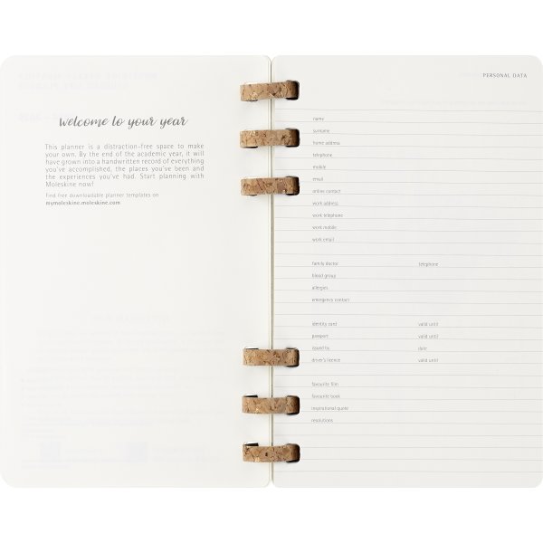 Moleskine 2026 Kalender | Vecka | L | Svart