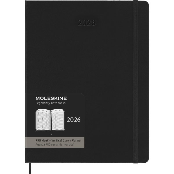 Moleskine 2026 Kalender | H | Vecka Pro v. | XL