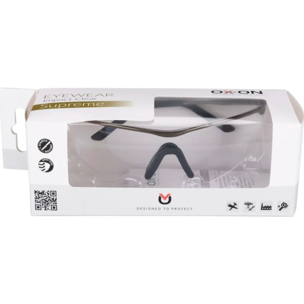 OX-ON Skyddsglasögon Impact Supreme, Klar