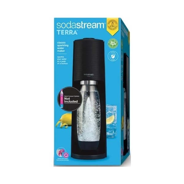 Sodastream Terra Black - kolsyremaskin, svart